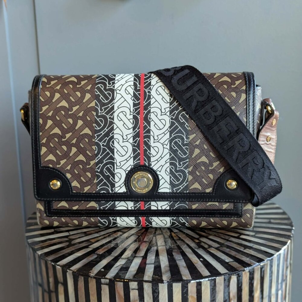 Burberry MD Note TB Monogram Crossbody Bag